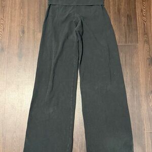 Elegant Black Women's Wide-Leg Pants